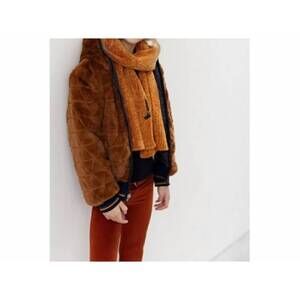 NEW NONO reversible hooded bomber jacket in navy blazer